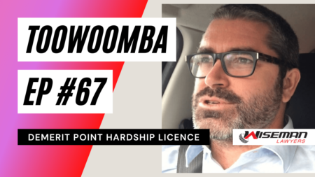Toowoomba Special Hardship Licence Lawyer