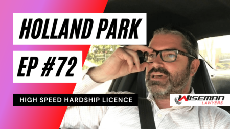 Holland Park Special Hardship Licence Lawyer