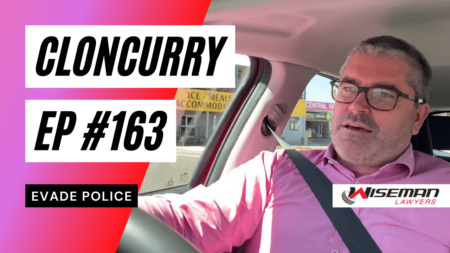 Cloncurry Evade Police Lawyer